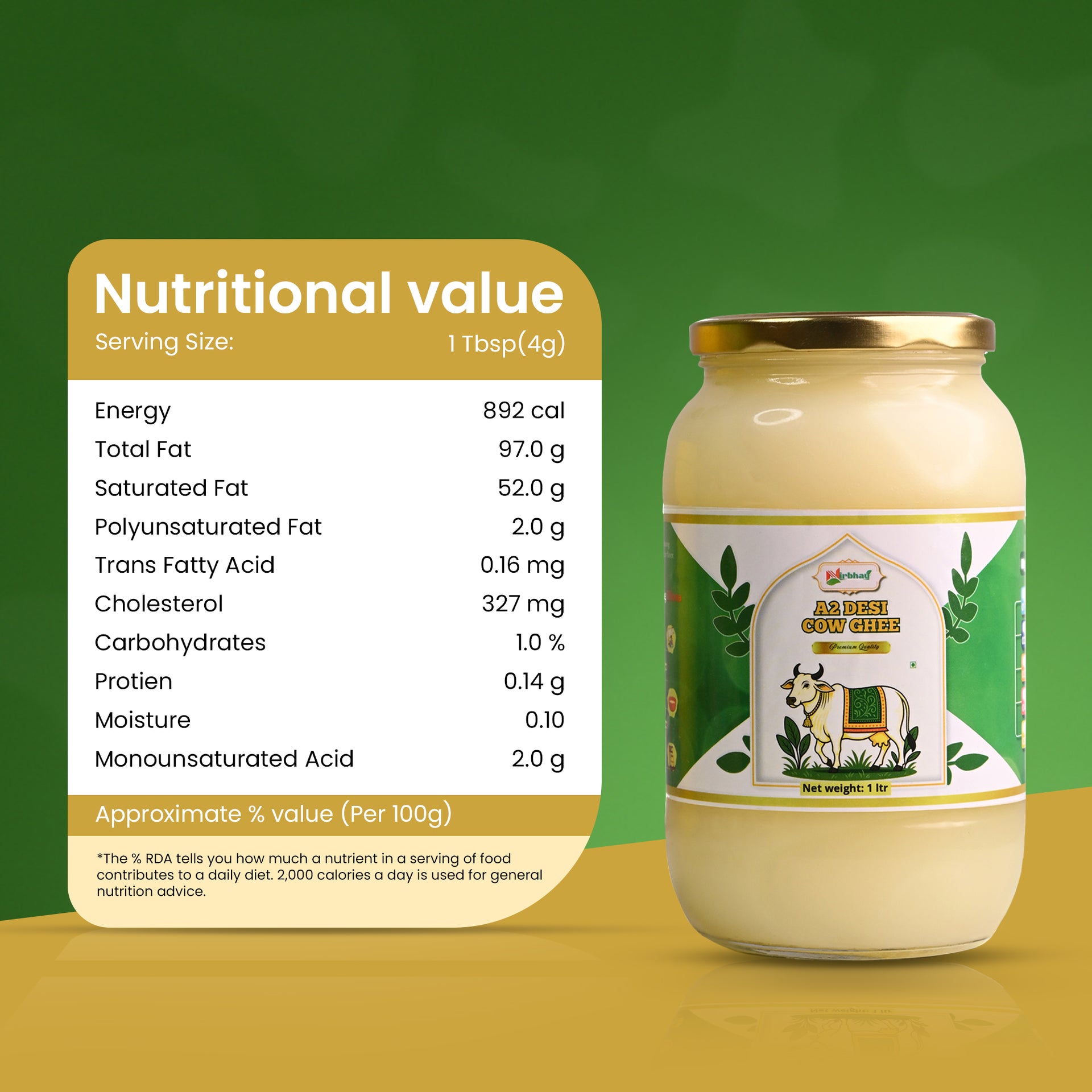 A2 Desi Cow Ghee