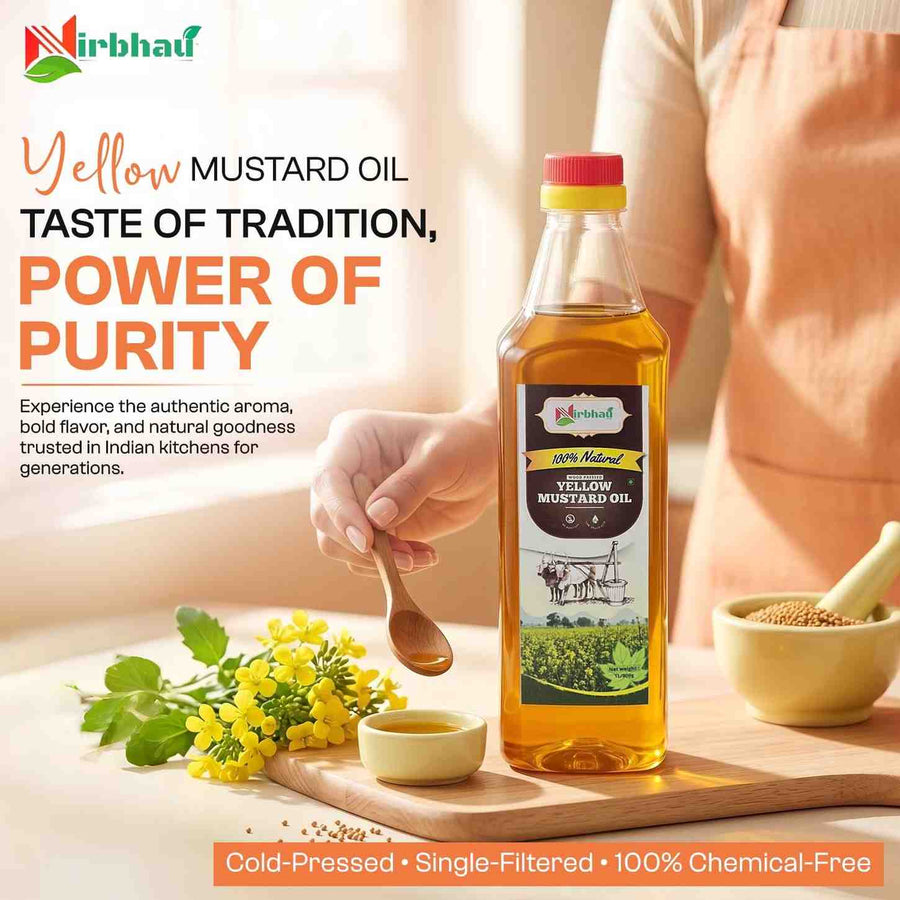 Yellow Mustard Oil - Nirbhau Farms