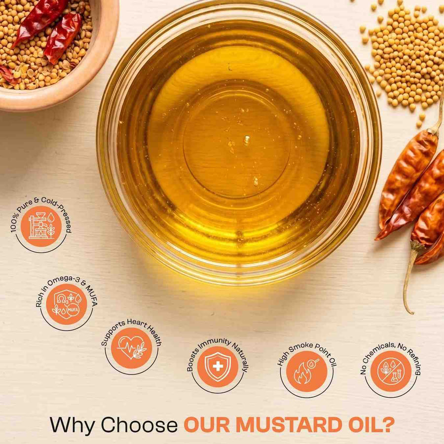 Yellow Mustard Oil - Nirbhau Farms