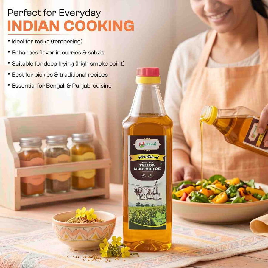 Yellow Mustard Oil - Nirbhau Farms