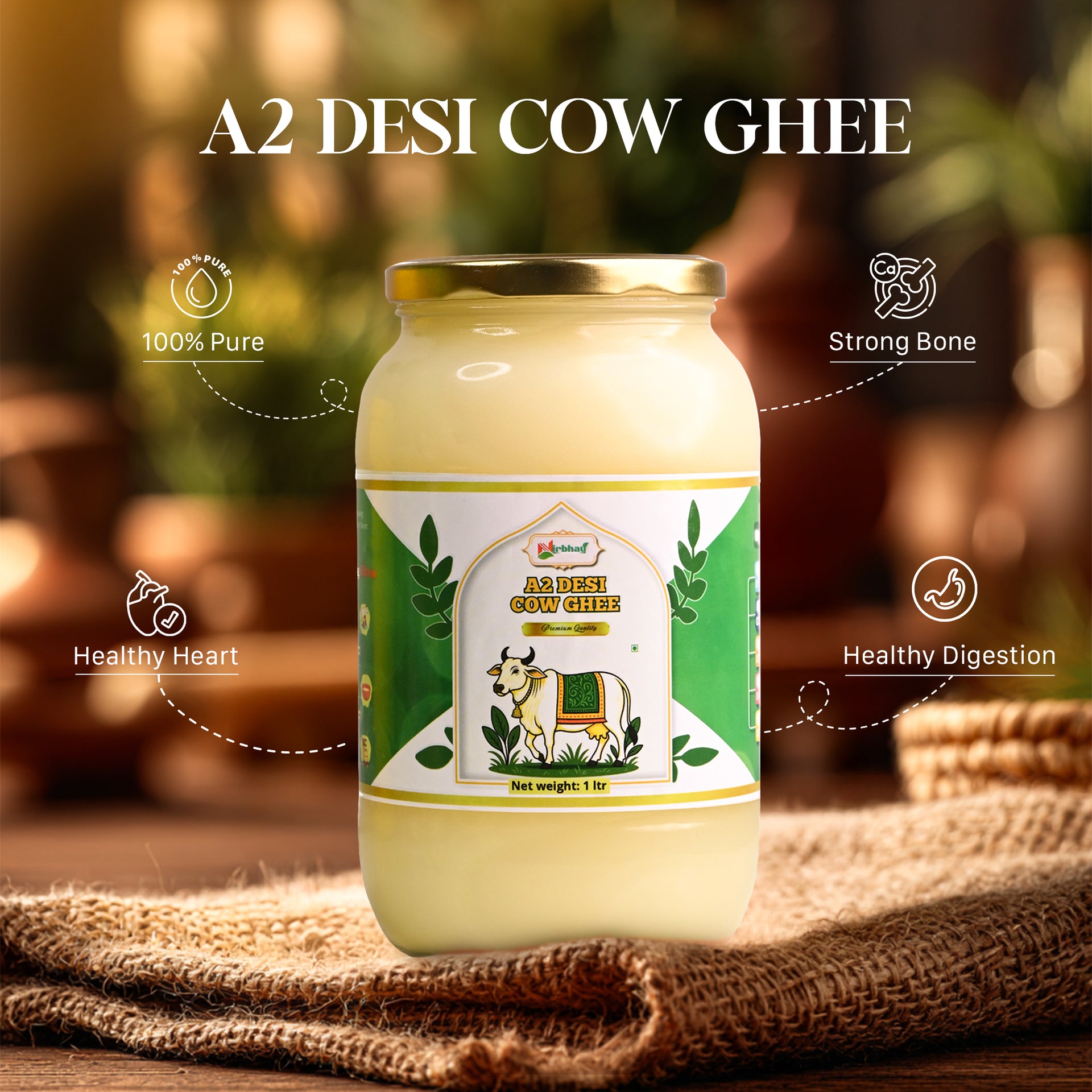A2 Desi Cow Ghee