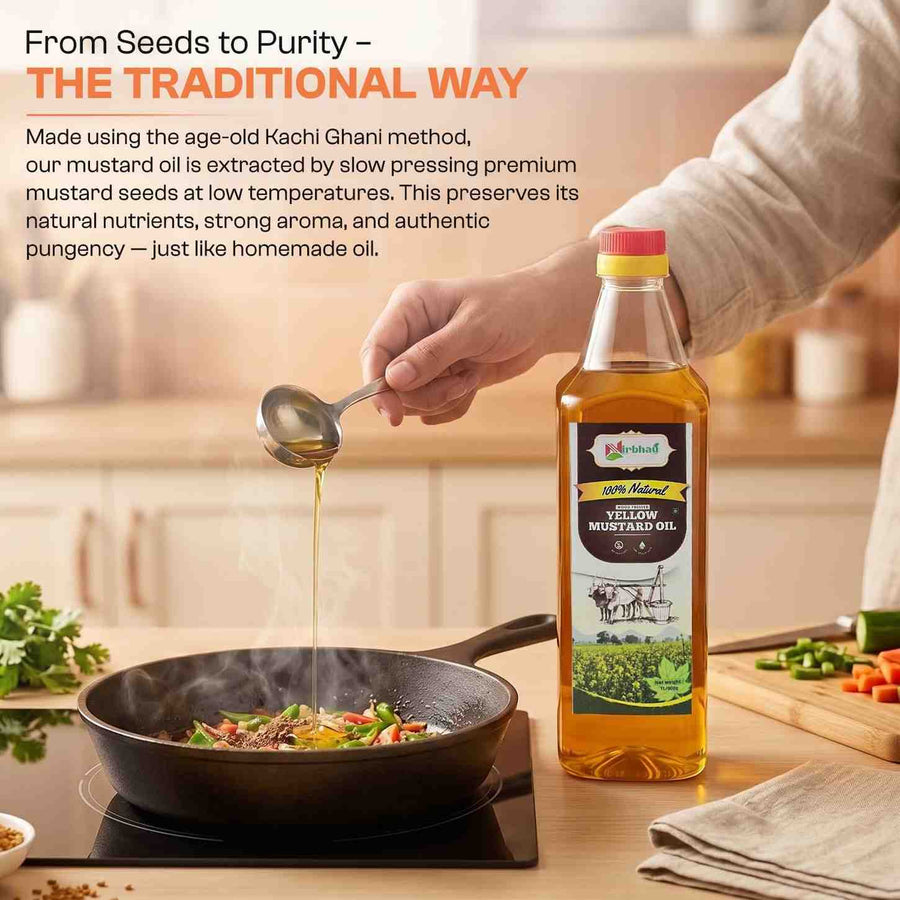 Yellow Mustard Oil - Nirbhau Farms