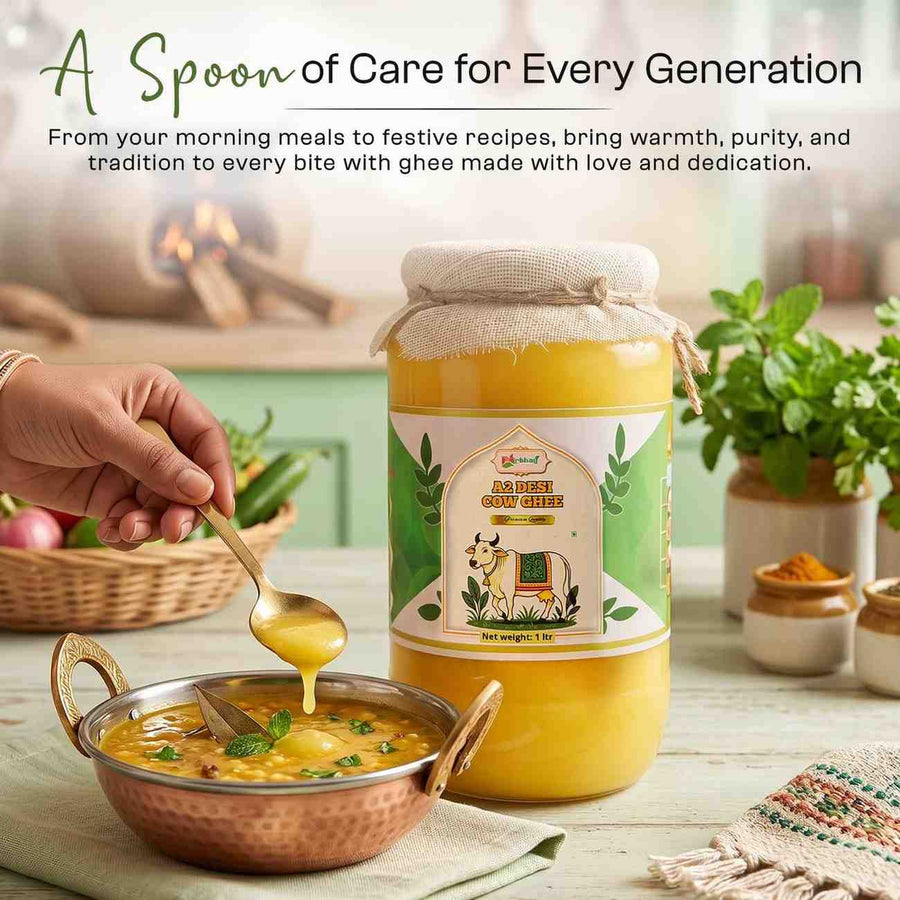 A2 Desi Cow Ghee - Nirbhau Farms