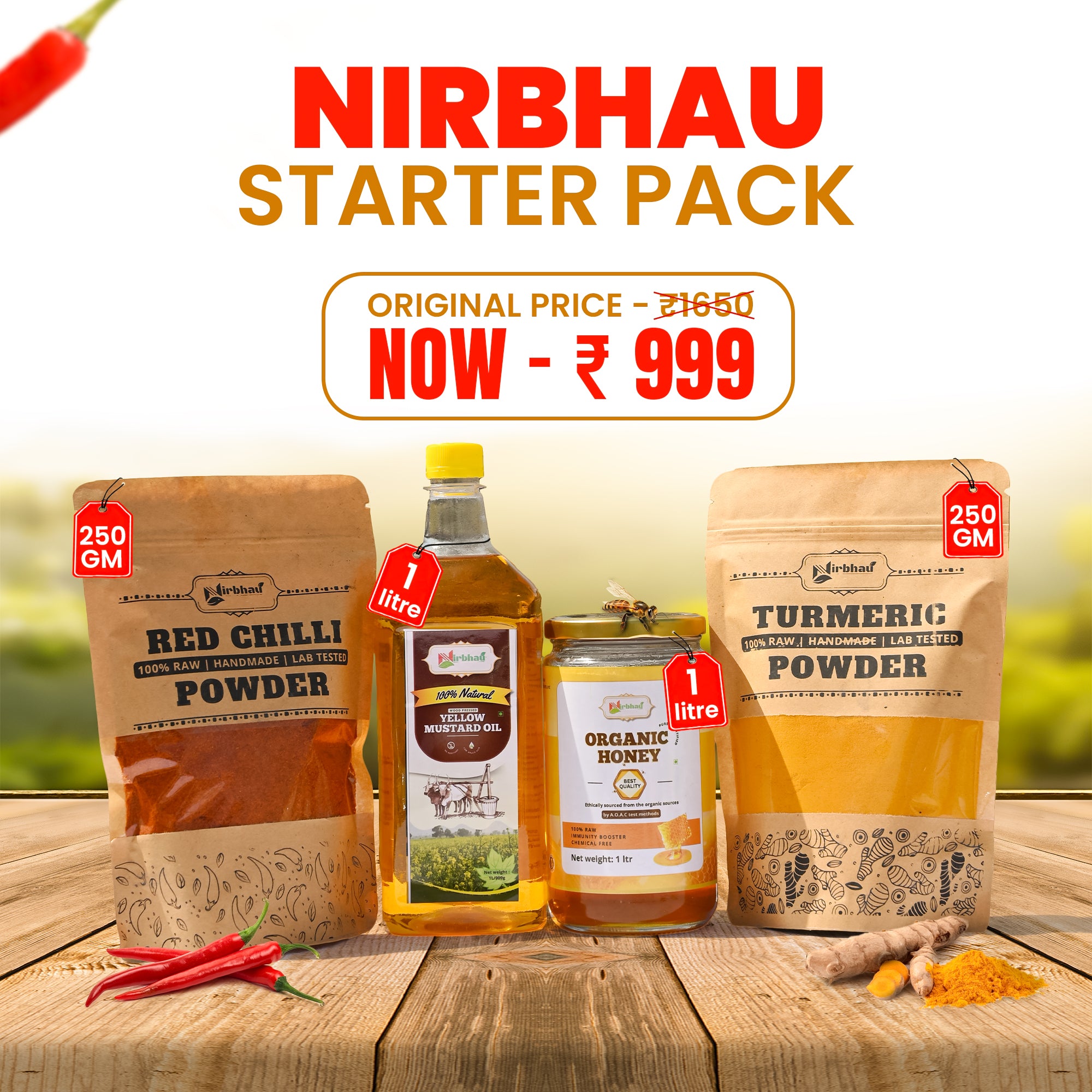 NIRBHAU Starter Pack - Nirbhau Farms