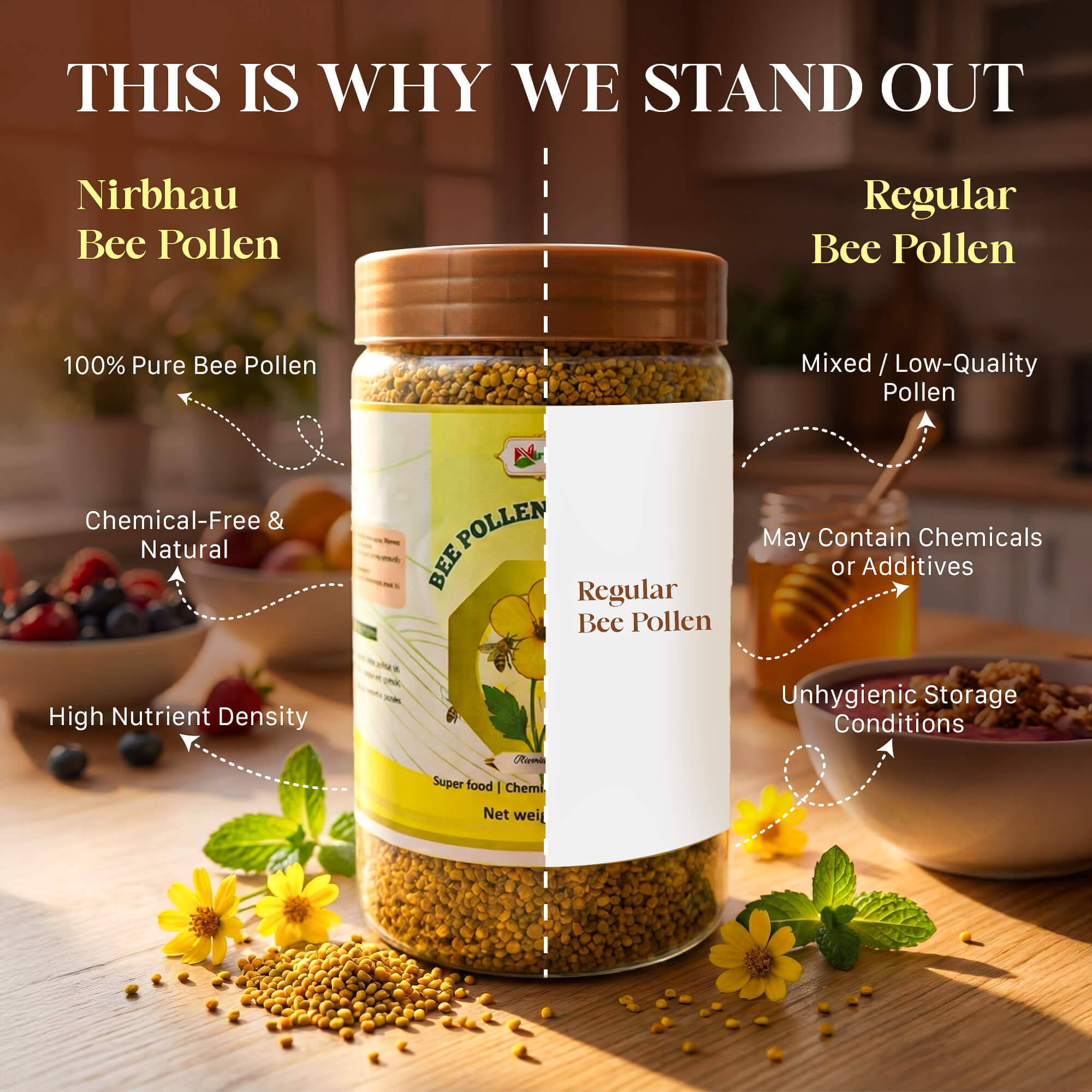 Bee Pollen - Nirbhau Farms
