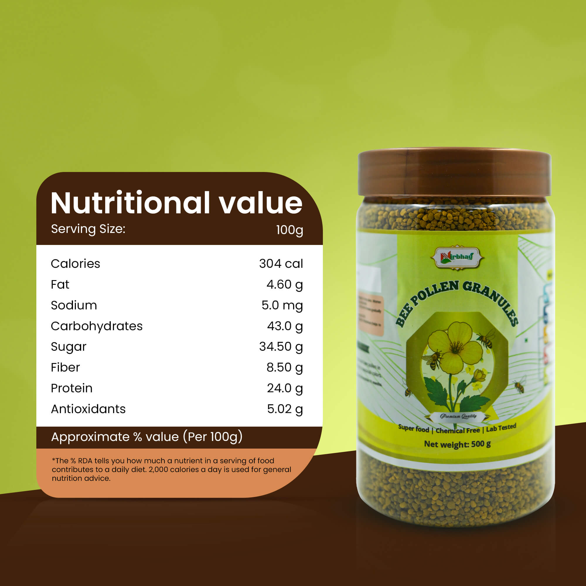 Bee Pollen - Nirbhau Farms