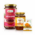 1kg Gulkand + 500g Organic Honey + 250g Haldi - Nirbhau Foods