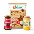 Multigrain Atta – 5 kg; Gulkand – 1 kg; A2 Desi Cow Ghee – 1 L - Nirbhau Foods